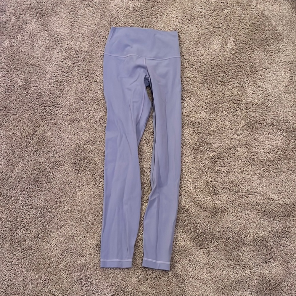 chambray lululemon leggings size 2 RARE COLOR